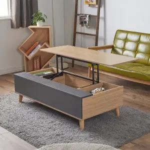 네오 원목다리 1100 리프트업 소파테이블 NES261
