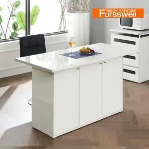 퍼스웰 멜라민 1500 도어형홈바 아일랜드식탁 DI_005