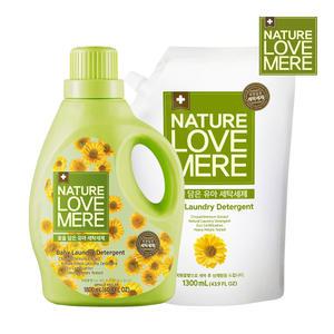 네이쳐러브메레 아기세제 국화 용기형 1800mlx1팩+리필형x1팩