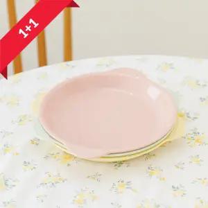 [１+１] 에디슨 에코젠 플레이트 어린이 키즈 간식 접시