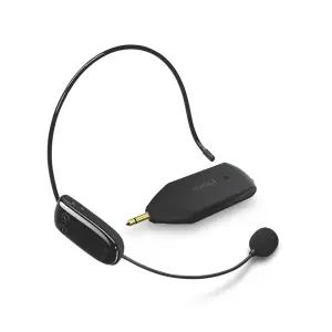 WW910 UHF 무선 헤드셋 마이크 리시버 세트 인강 수업용 강사용 교사용 PC 데스크탑 스피커 사용가능