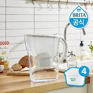 [브리타]브리타 정수기 마렐라 2.4L 화이트 + 총필터 4입