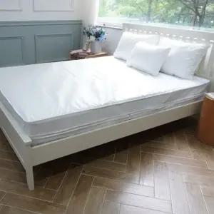 윤스홈 진드기방지 항균 지퍼형 방수 매트리스커버 킹 높이30