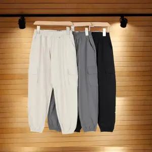 [모데쯔][공용] 주니어 10대 여름 아이스스판 건빵 조거 바지 중학생 등교 10대 초등학생