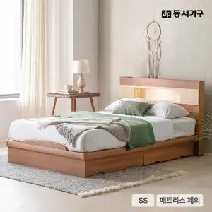 세렌 LED 편백 수납 SS침대 프레임 DF909520