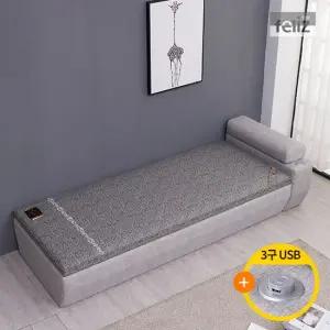 [탑펠리즈] 제이시1 USB 참숯황토볼 3인용 온돌소파 팔걸이1개