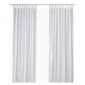 이케아 마틸다 속커튼 한쌍 화이트 140x250cm 201.722.03