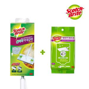 3M 올터치 막대걸레+정전기청소포30매 (표준형)