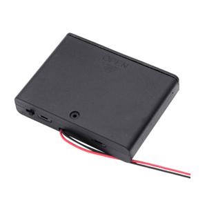 아두이노 AA 건전지 배터리 케이스 스위치 덮게 뚜껑 6구 9V