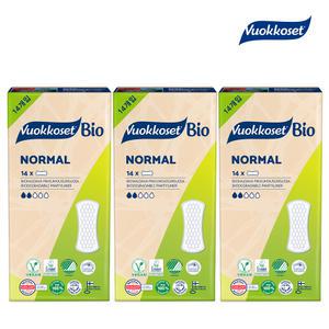 뷰코셋 NEW 유기농 순면 생리대 팬티라이너 14P 3팩