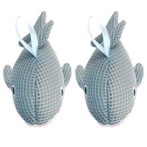 버드시아 동물 목욕스펀지, 상어, 2개