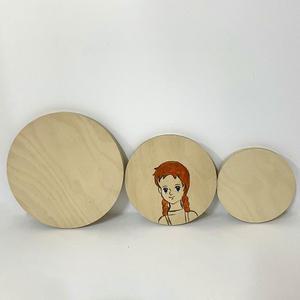 리폼플러스 원형 자작나무합판 원목공예 우드 나무판 목재 원형합판 12T