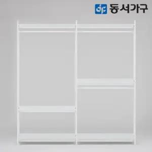 동서가구 몬티아 PLUS 철제 시스템 셀프 드레스룸 2000 3단 행거 DF643858