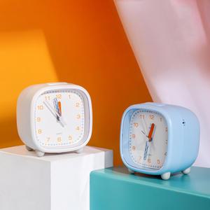 포인터 저소음 알람시계 자명종 탁상시계 무소음