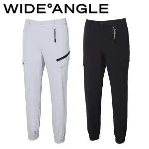 [와이드앵글](하남점)23년 SS 남성 SG 플랫 카고 여름 조거 팬츠 WMM23372 라이트그레이(SV), 블랙(Z1)