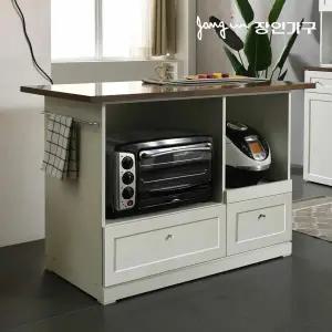 장인가구 쉐프 1200 아일랜드식탁 홈바(렌지대형)