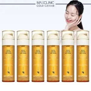 [맥스클리닉] 골드캐비어 오일폼 본품 110g 6병