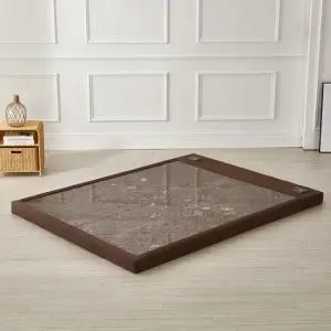 여명흙 돌침대 칠보석 판재 퀸 Q 침대 프리미엄 컬러보료