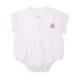 [롯데백화점]오가닉맘 거즈핑반소바디수트(MIMLQS06)