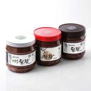 [성주리된장] 국내산100% 전통막장1kg/ 황태전통장/된장가루/간장소금