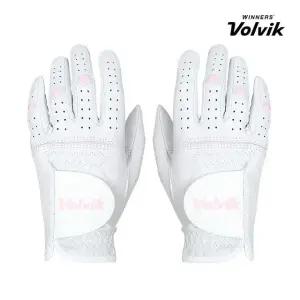 [갤러리아] [볼빅 정품] 여성 프리미엄 양피 골프장갑 양손장갑