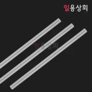 버블티 빨대 HC 12 x 250mm 벌크포장 3200개 투명