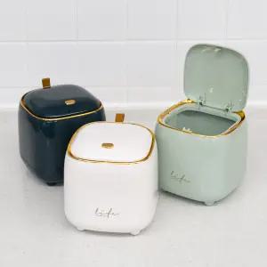 럭셔리 팝업 미니 휴지통 책상휴지통