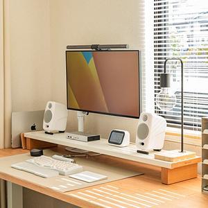 1미터모니터받침대 서랍 스탠드 데스크탑 듀얼용 선반