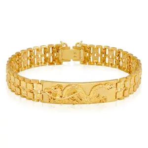 남자 순금 팔찌 37.5g [광폭 용체인2]