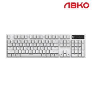 앱코 K561 교체축 유무선 블루투스 기계식 키보드 화이트 (적축)