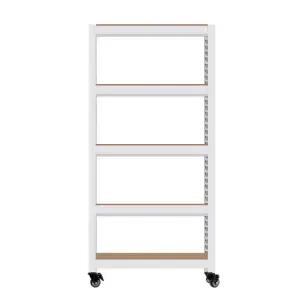 아트박스 홈던트하우스 홈던트하우스 이동식선반 대형바퀴 5단 1200x300x1800