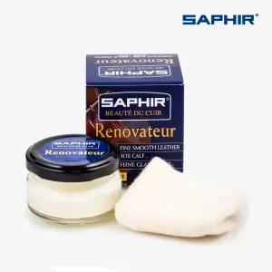 사피르 리노베이터 가죽 영양 크림 50ml 구두 명품 가방 광택 관리