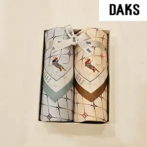 [대구백화점] [닥스]남녀2매 나염 손수건 세트(DKD05번)