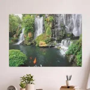 아트박스 꾸밈 tj472-사각그림액자_폭포와잉어