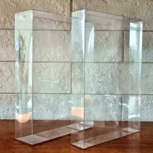 투명 액자 포장 케이스 캘리그라피 용품 투명 상자 PET  5x7사이즈  5매