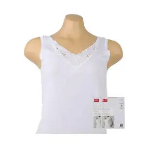 BYC 환타쟈모티브 V넥 런닝 2매 여성 나시 속옷 여자 메리야스