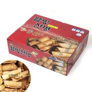 웰빙전병 500g 1박스 옛날 전통 과자 어르신 간식 부모님 할머니 할아버지 생강 파래 양파 보리 강정 선물