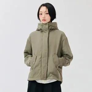 [하프클럽/체이스컬트]W 패딩 후드 점퍼