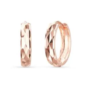 14k 볼륨 다이아 컷팅 링귀걸이