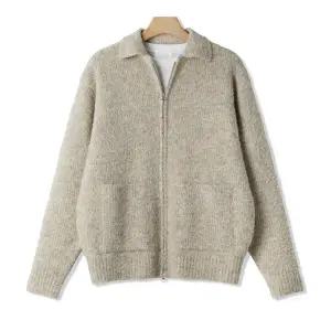 [하프클럽/엠엔씨]부클카라 박스핏 포켓니트집업 (MDJK279AD)