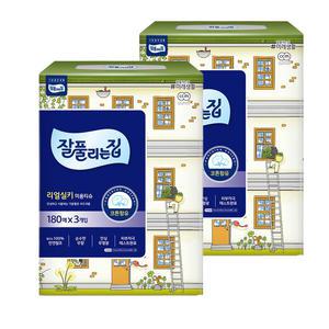 잘풀리는집 리얼실키 미용티슈 2겹 180매 5+1개
