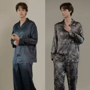 (초특가) 라페어 남성 새틴 파자마 2세트