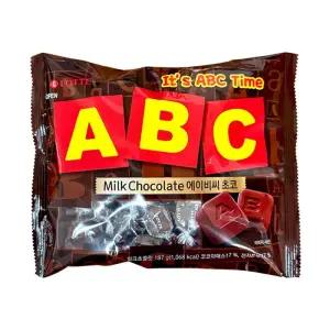 롯데 ABC 초코 187g 8개