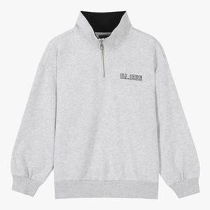 USALL 유솔 HC29 UNI CP 쭈리 반짚 맨투맨 주니어 공용스타일  반집업 맨투 ULMA25102