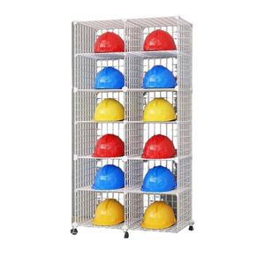 안전모거치대 조립식 공사장 헬멧 보관함 작업모 선반