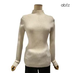 [롯데백화점]abfz 골지 반폴라 긴팔 니트 APZ1HW31A