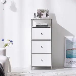 나무뜰 마린 E0 미드센츄리 모듈 수납장 높은 선반 서랍장 400 MWF344C