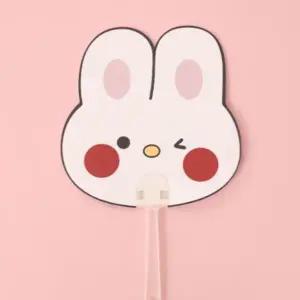 [하프클럽/셀러허브_여성트랜드패션]휴대용부채 캐릭터 동물 토끼A