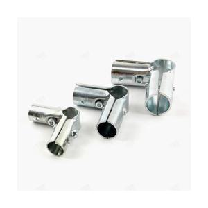 프레임 구조물 무용접 원형 파이프 연결 직각 기억자형 티 T 클램프 조인트 고정 커넥터 브라켓 1P 25mm