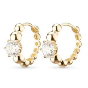 14k 버블 큐빅 링귀걸이_A타입소